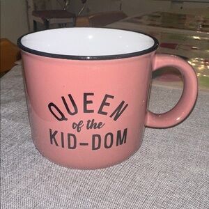 Threshold “Queen of the Kid-Dom” Mug MAUVE PINK EUC